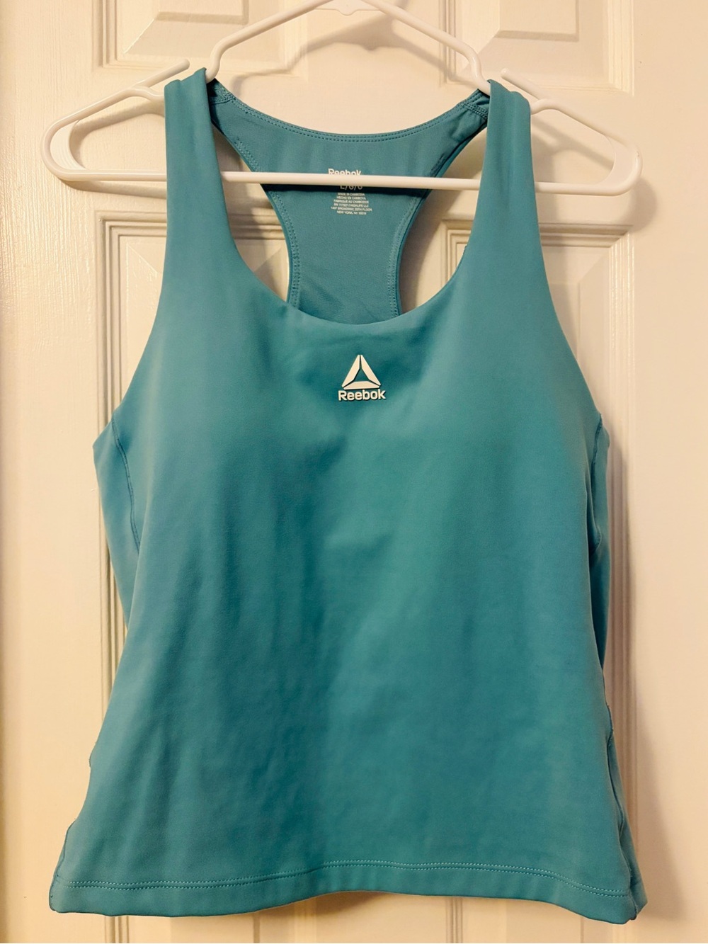 Reebok Teal Racerback Athletic Tank